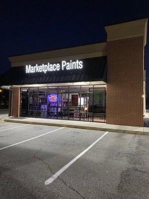 Marketplace Paints Entrance