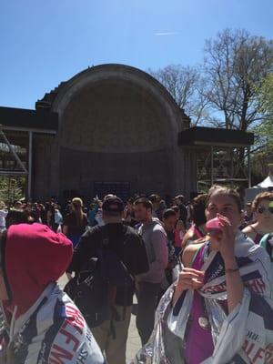 Post race festivities