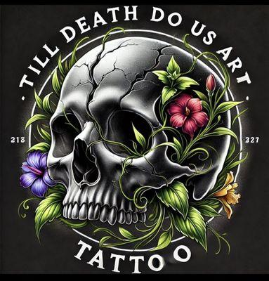 Till Death Do Us Art Tattoo
