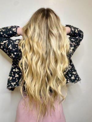 Blonde color correction