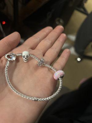 Two charms and a breaker