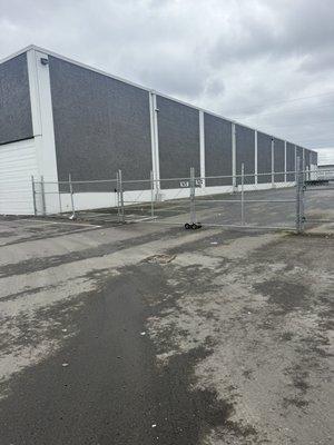 Where the business used to be located now it sits empty