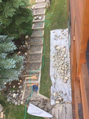 Landscapers working on July 3rd at 8am. Not quite what we wanted to hear on day 1 of our vacation.