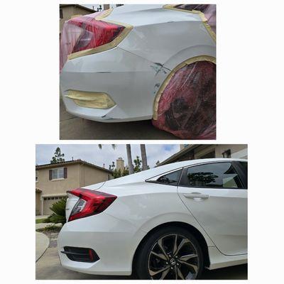 Honda civic scratch and dent repair.