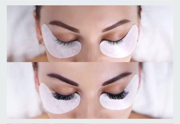 Volume eyelash extension set