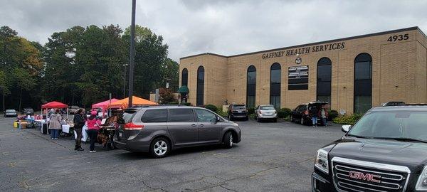 Currently located inside of Gaffney Health Services