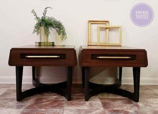 Mid Century end tables