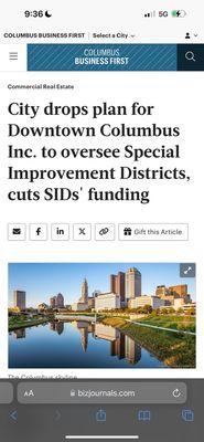 Capital Crossroads Special Improvement District
