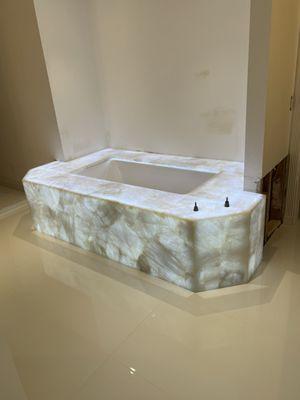 Backlighting can give stone an entirely new look!