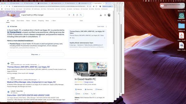 He calls himself a doctor, but he is not a doctor.