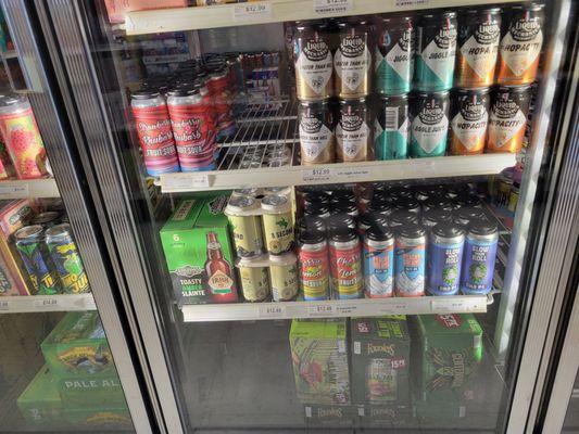 CRABTREE BREWING COMPANY Strawberry Rhubarb Sour Cherry Lemon Sour Peachy Dreams Hazy IPA Slow Your Roll Cold IPA