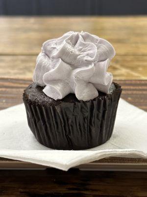 Chocolate Lavender Cupcake (V, GF, SF)