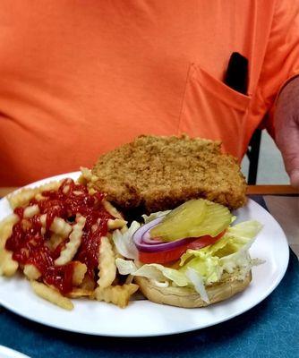 Thick Hoosier Pork Tenderloin!