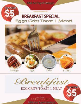 $5 BREAKFAST SPECIAL