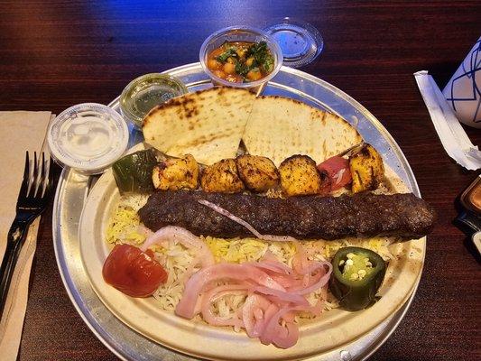 Beef and Chicken Kabob