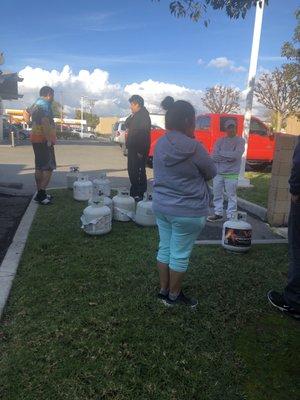 Ran out of propane on Christmas Eve!