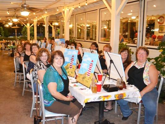 Let's Paint Tonight!
At Lucille's Smokehouse Bar-B-Que