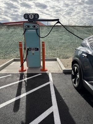 Car with dual car charger