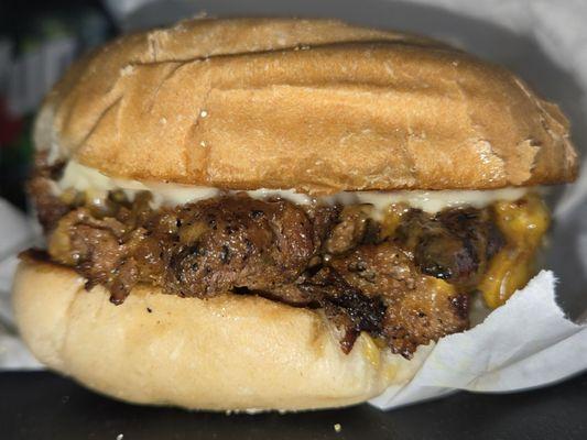 Bodega Chopped Cheese Bagel