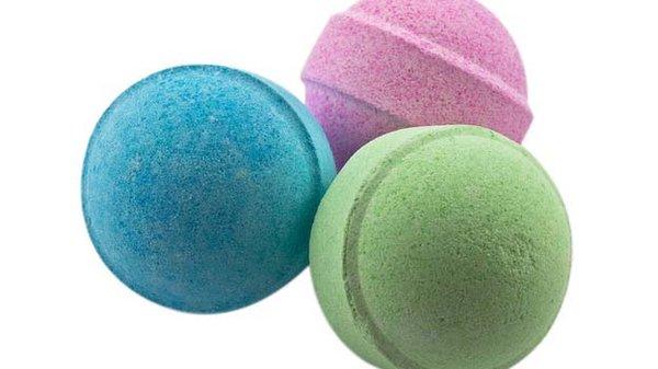 Bath Bombs! We have more than 20 different scents and each one is amazing and healthy for your body!