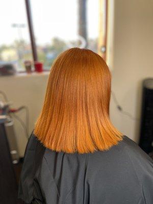 Full bleach out and solid color