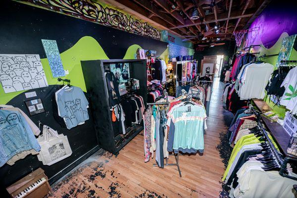 The Main Room with all local brands