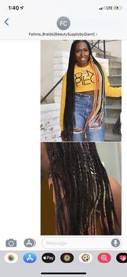 What I asked for on the top. What I received on the bottom.