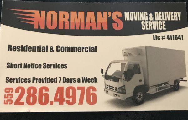 Norman's Moving & Delivery