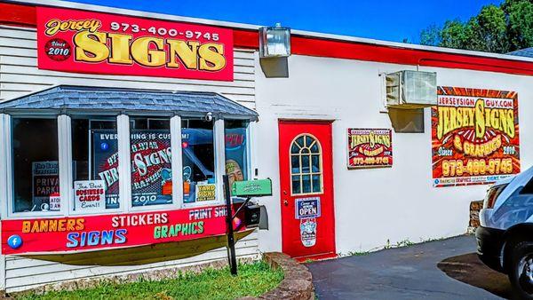 Jersey Signs new Exterior Shop