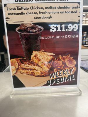 Weekly special. New special every Monday!