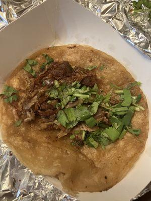 Less than 1 oz of meat for street taco at $3.25 each. Absolute rip off.