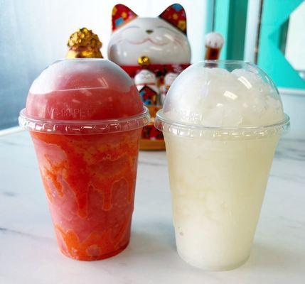 Watermelon Slush with Li Hing Walls and Calamansi Slush :)