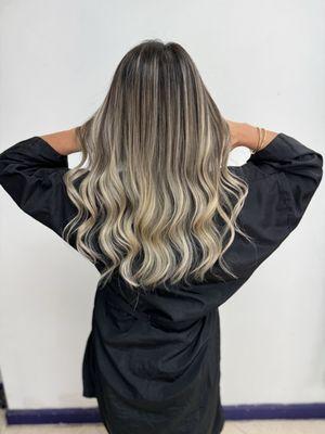 My balayage from a different salon