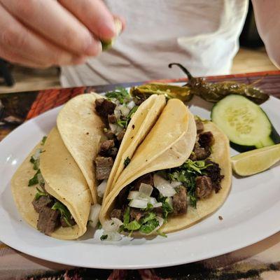 Steak tacos