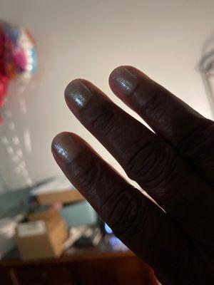 Not a great photo but I like my nails.