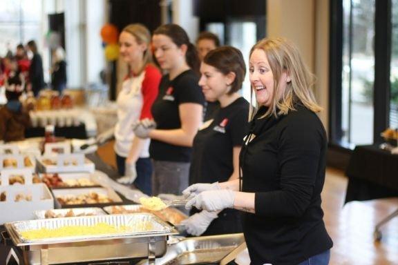 Junior League Members participating in a Quick Impact event