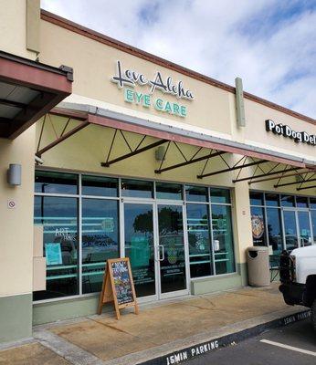 Across the street from Walmart