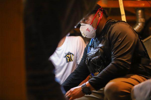 Our expert team works hard in the attic to restore comfort, airflow, and efficiency.