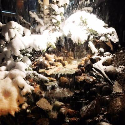 Fountain next to the office