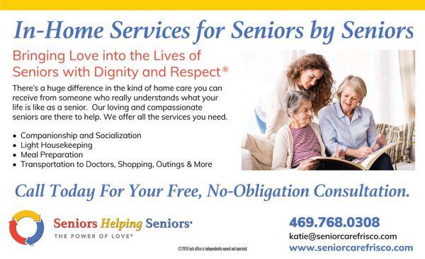 Seniors Helping Seniors