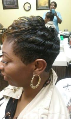 Hair and Lashes done by hair Show