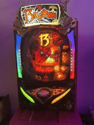 Friday the 13th, Pachinko machine in the back