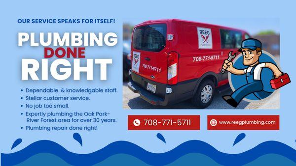 REEG Plumbing is your go-to plumber if you need the job done right. Don't waste money and time cutting corners with your home's plumbing.