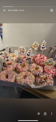 Look how cute my Doughter donuts came out!!!! I placed an order and this is exactly what i was looking for thank you rosie