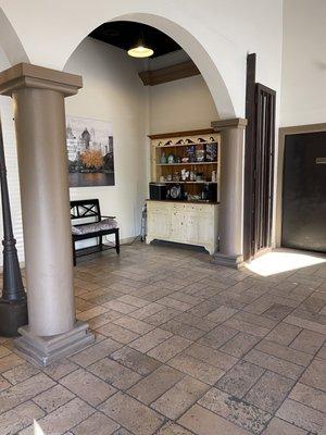 Lobby and seating area