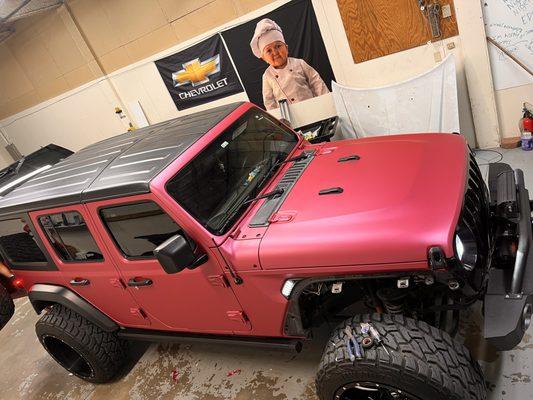 After Jeep Vinyl Wrap