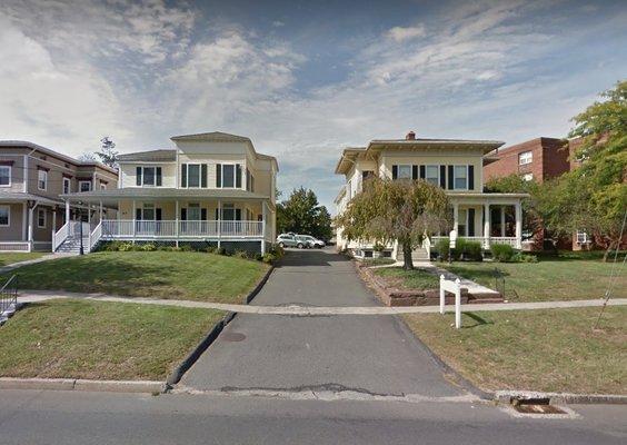 57 S Main St, left building, parking in back.