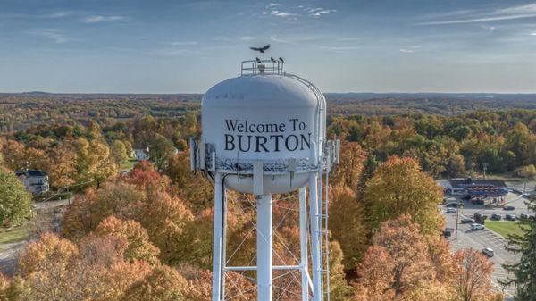 Water Tower in Burton Square