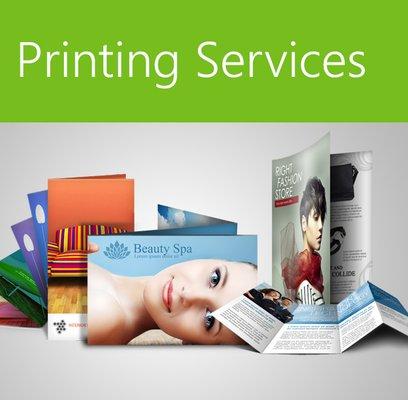 Printing Services - From Business Cards to Brochures. No Print Job is too Small! We do it All!