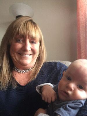 Myself with my grandson